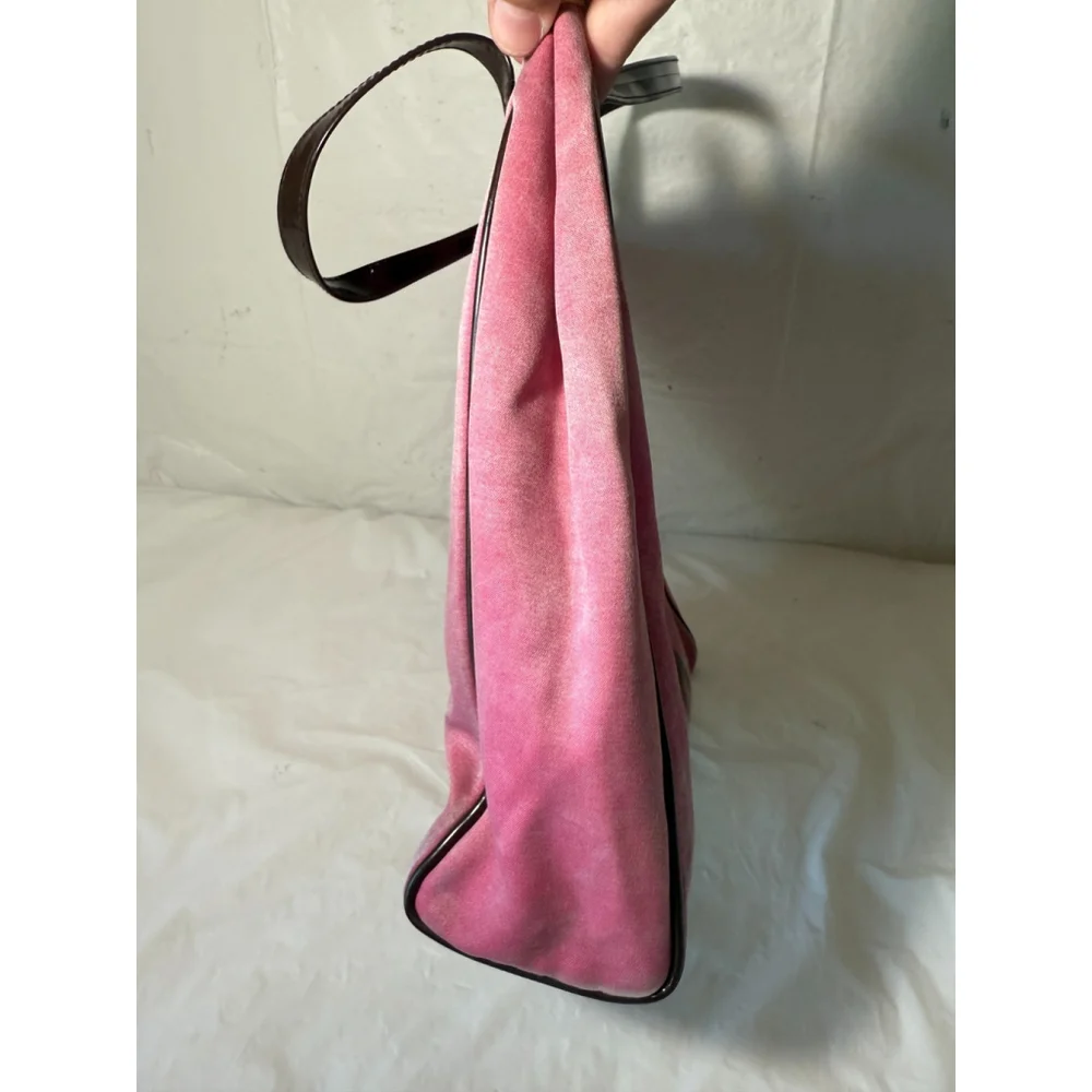 Anya Hindmarch Pink Dog Print Tote - Picture 3 of 15